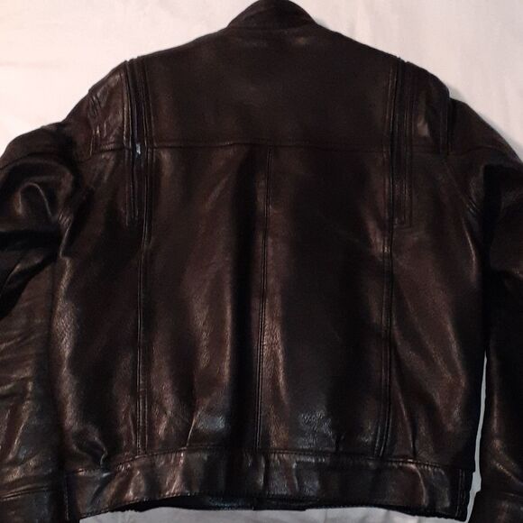 Hein Gericke Black Leather Motorcycle Jacket 38 - Picture 12 of 16